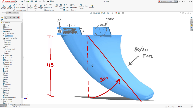 solidworks 2019 annotations 3D