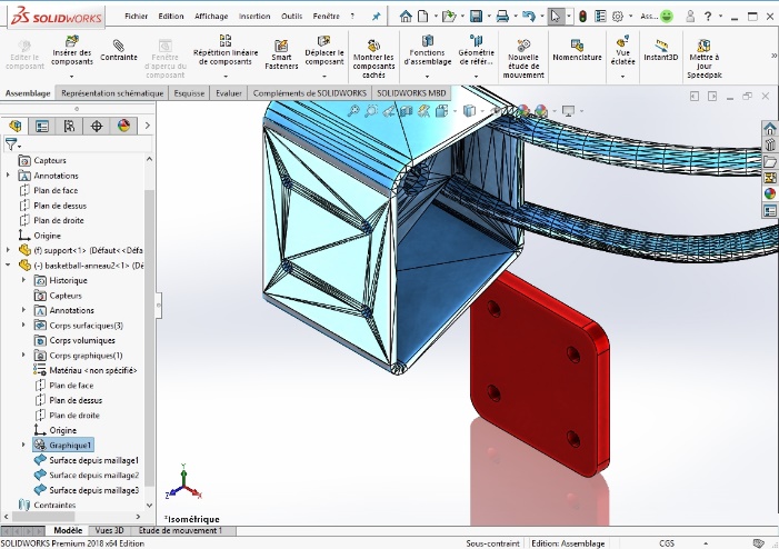 fichiers facettisés avec SOLIDWORKS