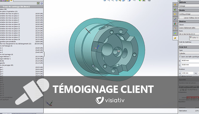 témoignage clients solidworks costing visiativ